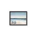 Picture of Two  Adirondack Chairs on the Beach _GroupedProduct_Rectangle_Landscape_Canvas_Framed_