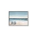 Picture of Two  Adirondack Chairs on the Beach _GroupedProduct_Rectangle_Landscape_Canvas_Framed_