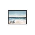 Picture of Two  Adirondack Chairs on the Beach _GroupedProduct_Rectangle_Landscape_Canvas_Framed_