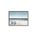 Picture of Two  Adirondack Chairs on the Beach _GroupedProduct_Rectangle_Landscape_Canvas_Framed_