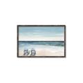 Picture of Two  Adirondack Chairs on the Beach _GroupedProduct_Rectangle_Landscape_Canvas_Framed_
