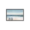 Picture of Two  Adirondack Chairs on the Beach _GroupedProduct_Rectangle_Landscape_Canvas_Framed_