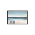Picture of Two  Adirondack Chairs on the Beach _GroupedProduct_Rectangle_Landscape_Canvas_Framed_