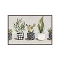 Picture of Plants and Flowers _GroupedProduct_Rectangle_Landscape_Canvas_Framed_