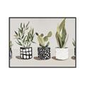 Picture of Plants and Flowers _GroupedProduct_Rectangle_Landscape_Canvas_Framed_