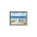 Picture of Chairs on beach _GroupedProduct_Rectangle_Landscape_Canvas_Framed_