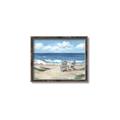 Picture of Chairs on beach _GroupedProduct_Rectangle_Landscape_Canvas_Framed_