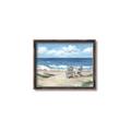 Picture of Chairs on beach _GroupedProduct_Rectangle_Landscape_Canvas_Framed_
