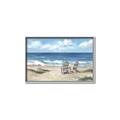 Picture of Chairs on beach _GroupedProduct_Rectangle_Landscape_Canvas_Framed_