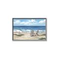 Picture of Chairs on beach _GroupedProduct_Rectangle_Landscape_Canvas_Framed_