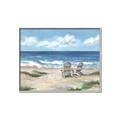 Picture of Chairs on beach _GroupedProduct_Rectangle_Landscape_Canvas_Framed_