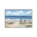 Picture of Chairs on beach _GroupedProduct_Rectangle_Landscape_Canvas_Framed_