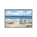 Picture of Chairs on beach _GroupedProduct_Rectangle_Landscape_Canvas_Framed_