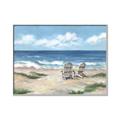 Picture of Chairs on beach _GroupedProduct_Rectangle_Landscape_Canvas_Framed_