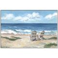 Picture of Chairs on beach _GroupedProduct_Rectangle_Landscape_Canvas_Framed_