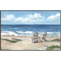 Picture of Chairs on beach _GroupedProduct_Rectangle_Landscape_Canvas_Framed_