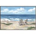 Picture of Chairs on beach _GroupedProduct_Rectangle_Landscape_Canvas_Framed_