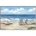Picture of Chairs on beach _GroupedProduct_Rectangle_Landscape_Canvas_Framed_