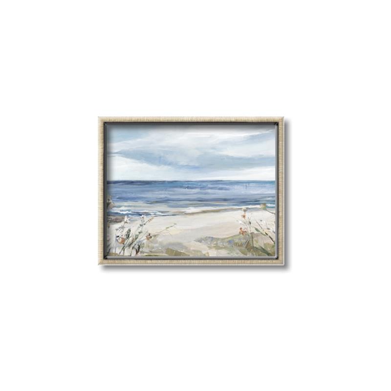 Picture of Chillin  on the beach _GroupedProduct_Rectangle_Landscape_Canvas_Framed_