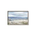 Picture of Chillin  on the beach _GroupedProduct_Rectangle_Landscape_Canvas_Framed_