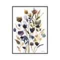Picture of Hued Blooms I _GroupedProduct_Rectangle_Portrait_Canvas_Framed_