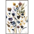 Picture of Hued Blooms I _GroupedProduct_Rectangle_Portrait_Canvas_Framed_