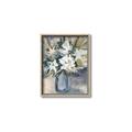 Picture of Bouquet in Blue Vase _GroupedProduct_Rectangle_Portrait_Canvas_Framed_