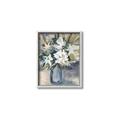 Picture of Bouquet in Blue Vase _GroupedProduct_Rectangle_Portrait_Canvas_Framed_
