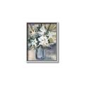 Picture of Bouquet in Blue Vase _GroupedProduct_Rectangle_Portrait_Canvas_Framed_