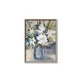 Picture of Bouquet in Blue Vase _GroupedProduct_Rectangle_Portrait_Canvas_Framed_