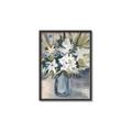 Picture of Bouquet in Blue Vase _GroupedProduct_Rectangle_Portrait_Canvas_Framed_