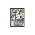Picture of Bouquet in Blue Vase _GroupedProduct_Rectangle_Portrait_Canvas_Framed_