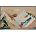 Picture of Colorblocked Mountains _GroupedProduct_Rectangle_Landscape_Canvas_Framed_
