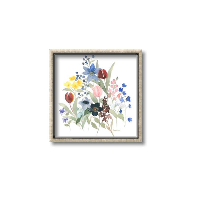 Picture of Spring Flowers I _GroupedProduct_Square_Canvas_Framed_