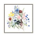 Picture of Spring Flowers I _GroupedProduct_Square_Canvas_Framed_
