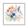 Picture of Spring Flowers II _GroupedProduct_Square_Canvas_Framed_