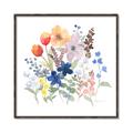 Picture of Spring Flowers II _GroupedProduct_Square_Canvas_Framed_