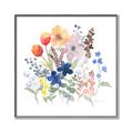 Picture of Spring Flowers II _GroupedProduct_Square_Canvas_Framed_
