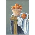 Picture of Basket of Oranges _GroupedProduct_Rectangle_Portrait_Canvas_Framed_