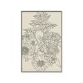 Picture of Sketched Florals _GroupedProduct_Rectangle_Portrait_Canvas_Framed_