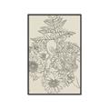 Picture of Sketched Florals _GroupedProduct_Rectangle_Portrait_Canvas_Framed_