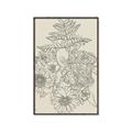 Picture of Sketched Florals _GroupedProduct_Rectangle_Portrait_Canvas_Framed_