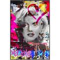 Picture of Love Marilyn _GroupedProduct_Rectangle_Portrait_Canvas_Framed_