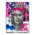 Picture of Heart Frida _GroupedProduct_Rectangle_Portrait_Canvas_Framed_