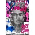 Picture of Heart Frida _GroupedProduct_Rectangle_Portrait_Canvas_Framed_