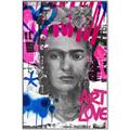 Picture of Heart Frida _GroupedProduct_Rectangle_Portrait_Canvas_Framed_