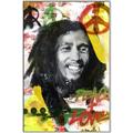 Picture of Peace Marley _GroupedProduct_Rectangle_Portrait_Canvas_Framed_