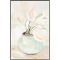 Picture of Tulips in a Vase _GroupedProduct_Rectangle_Portrait_Canvas_Framed_