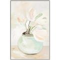 Picture of Tulips in a Vase _GroupedProduct_Rectangle_Portrait_Canvas_Framed_