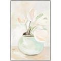 Picture of Tulips in a Vase _GroupedProduct_Rectangle_Portrait_Canvas_Framed_